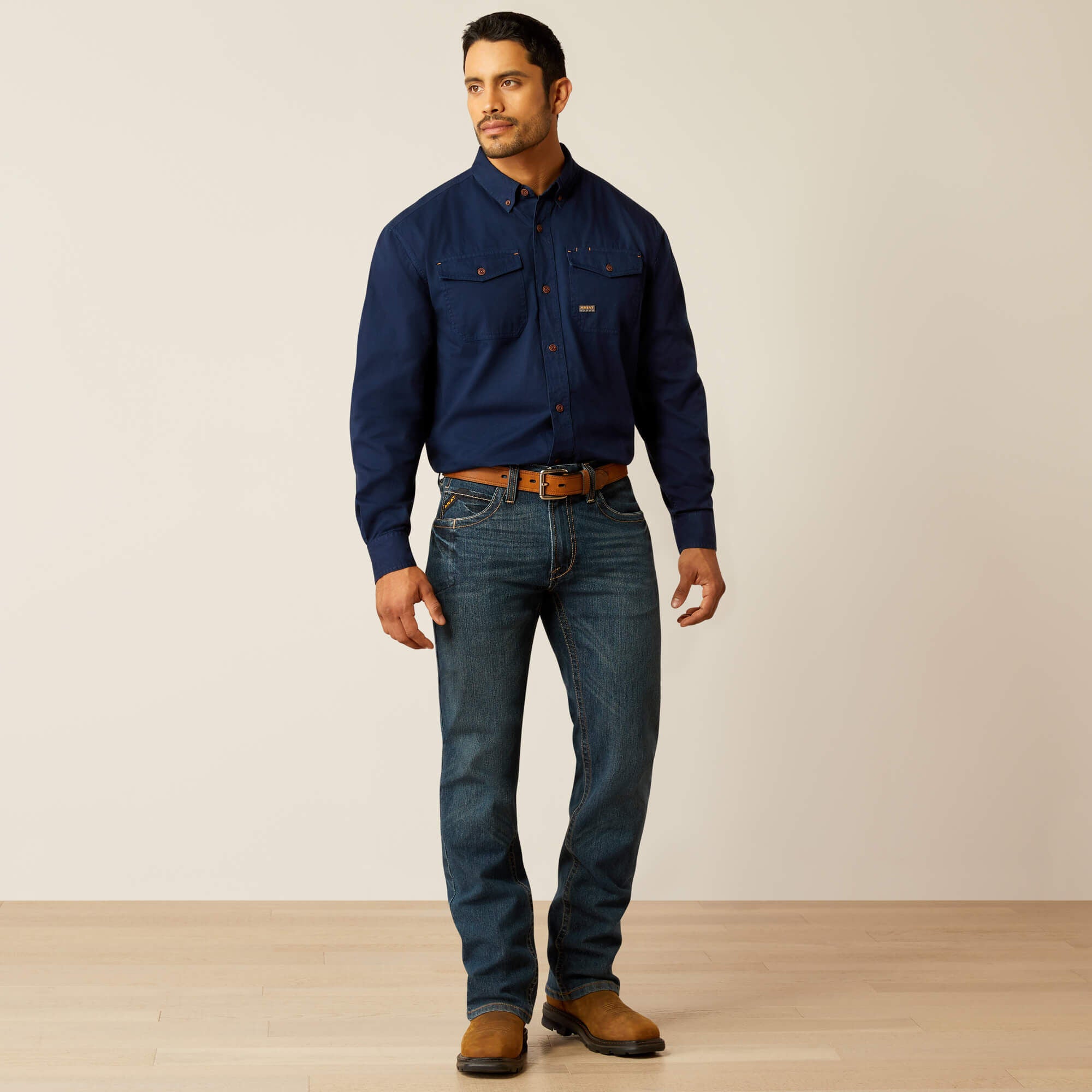 Ariat / Rebar Washed Twill Work Shirt