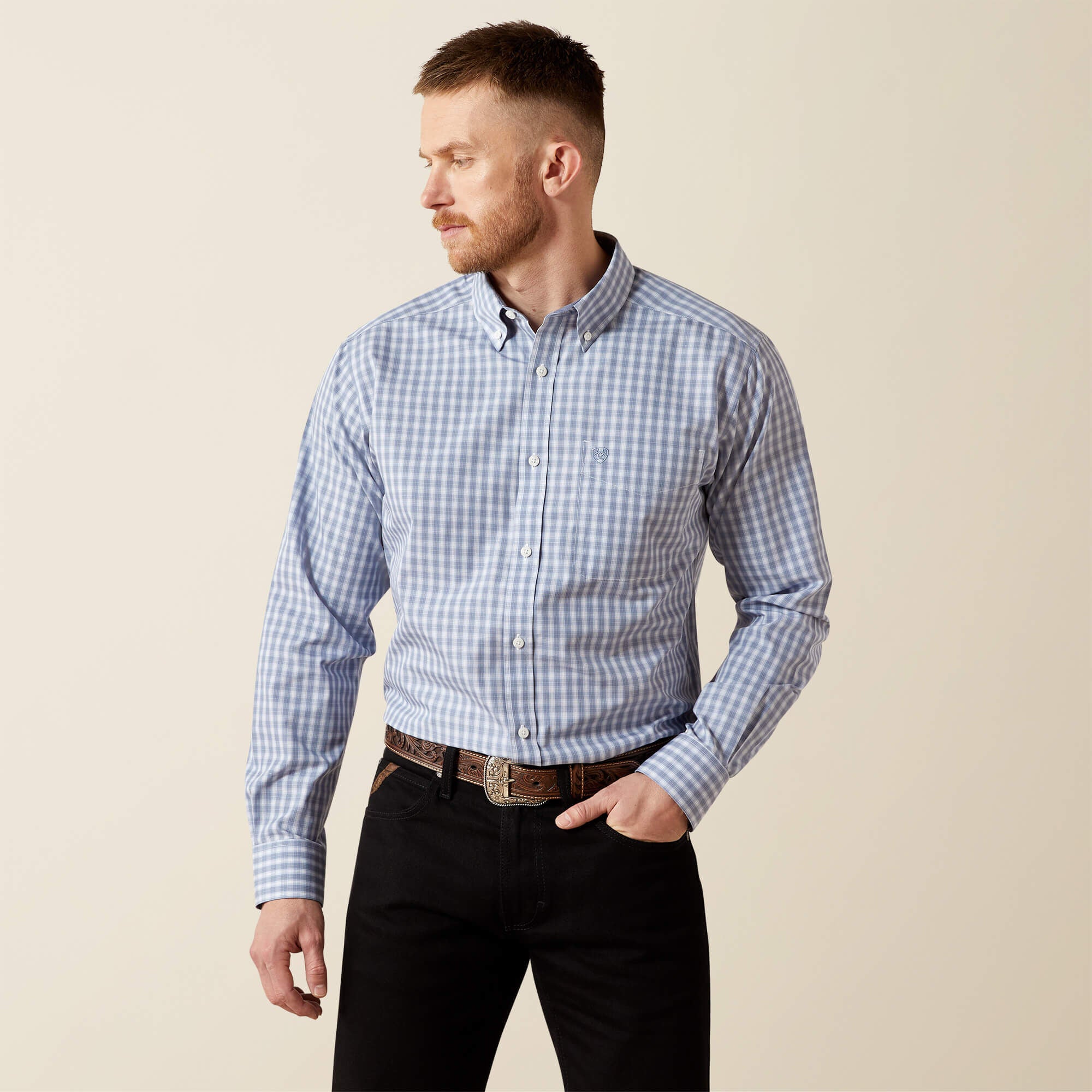 Ariat / Wrinkle Free Brett Fitted Shirt