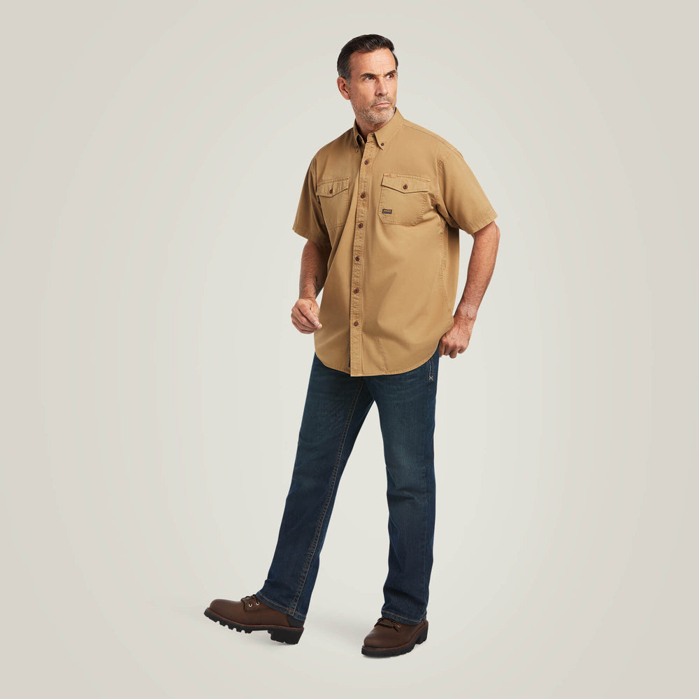 Ariat / Rebar Washed Twill Work Shirt