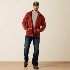 Ariat / Rebar Lightweight Label Full Zip Hoodie