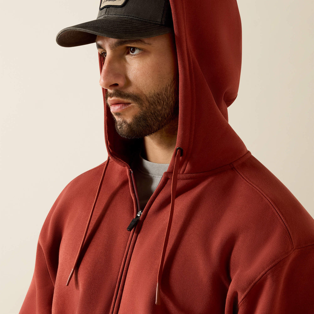 Ariat / Rebar Lightweight Label Full Zip Hoodie