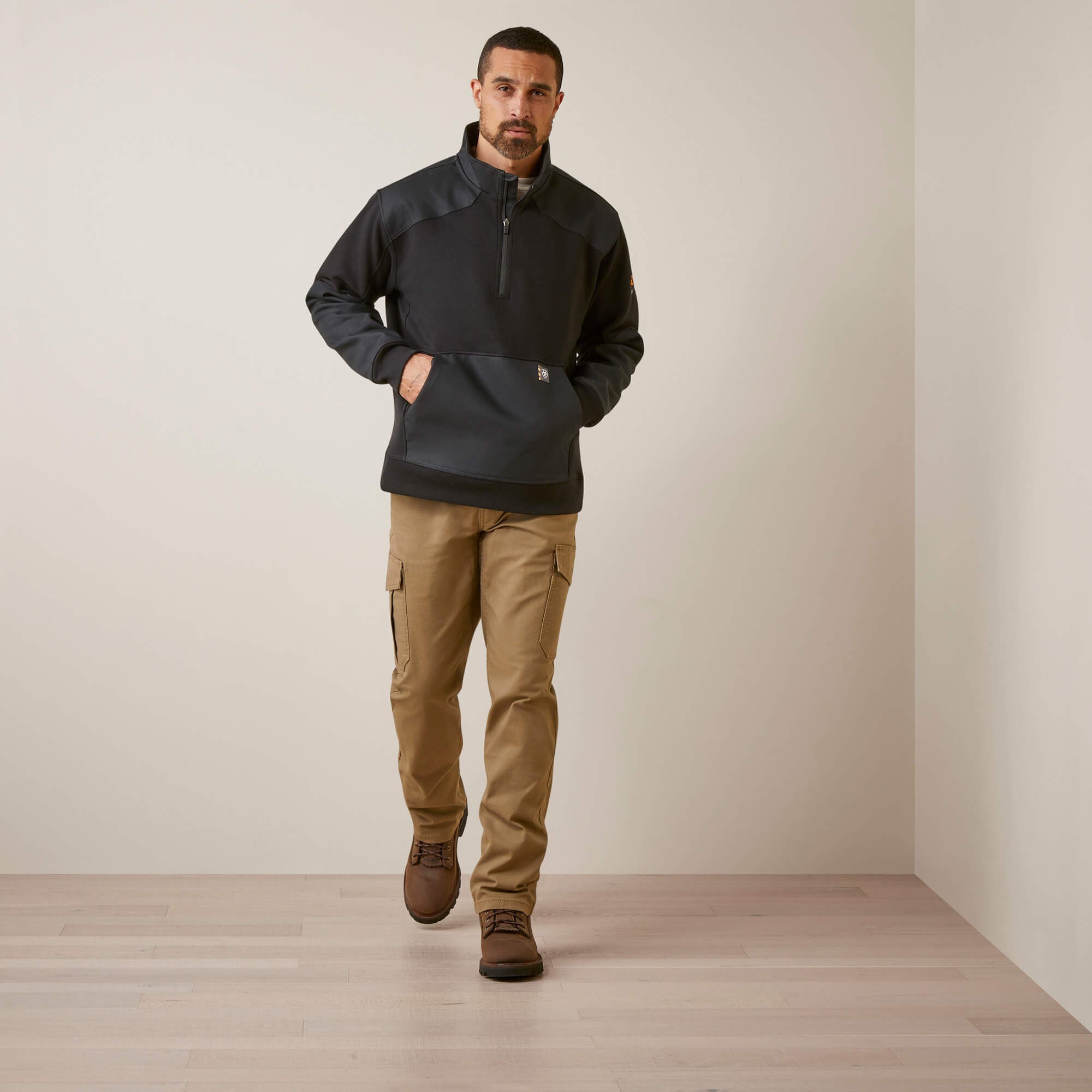 Ariat / Rebar Workman Duracanvas 1/4 Zip Sweatshirt