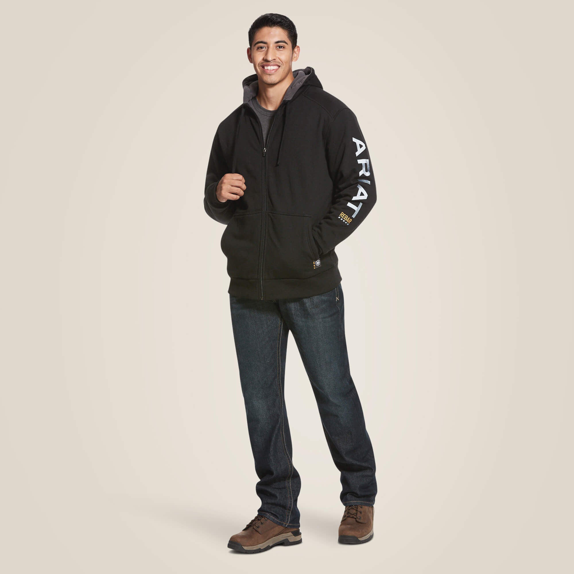 Ariat / Rebar All-Weather Full Zip Hoodie