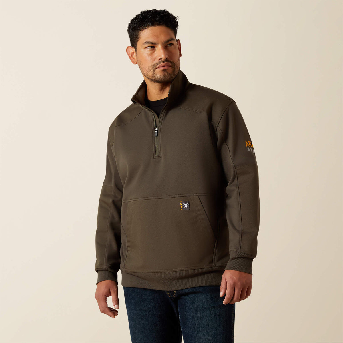 Ariat / Rebar Workman Duracanvas 1/4 Zip Sweatshirt