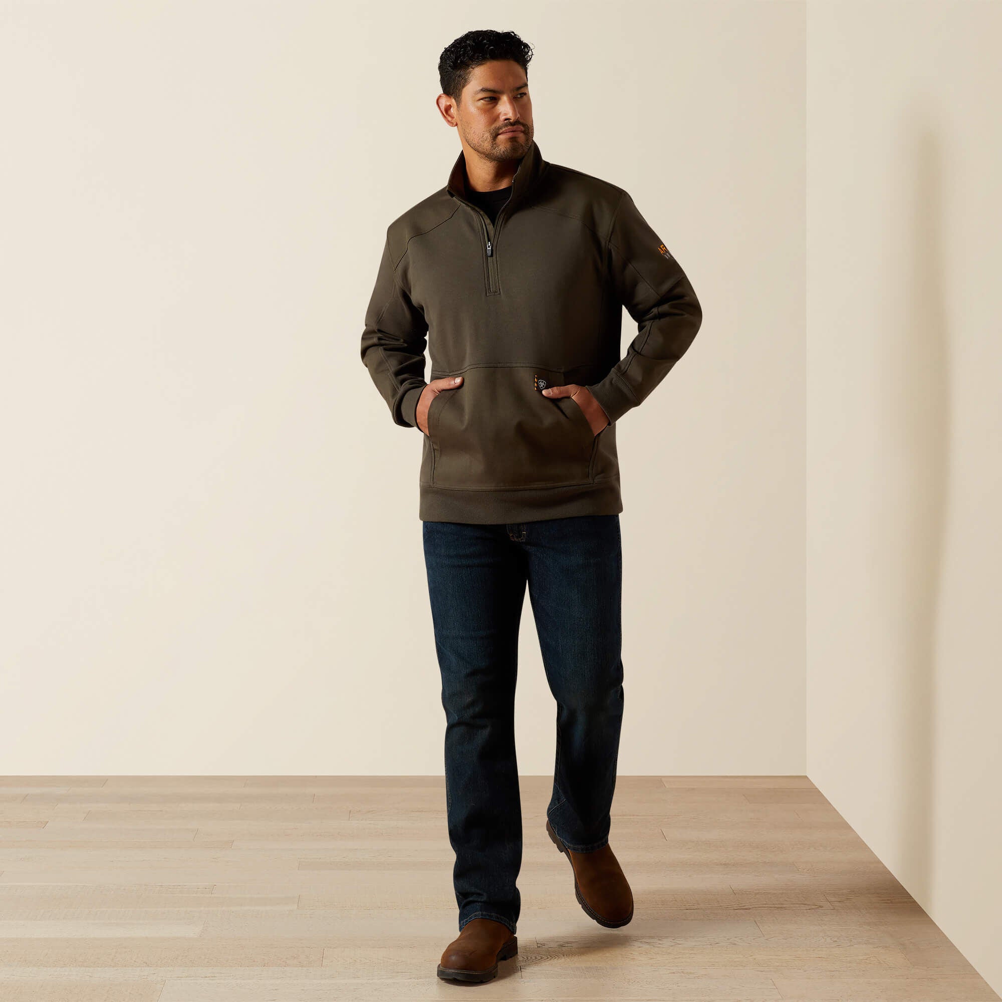 Ariat / Rebar Workman Duracanvas 1/4 Zip Sweatshirt