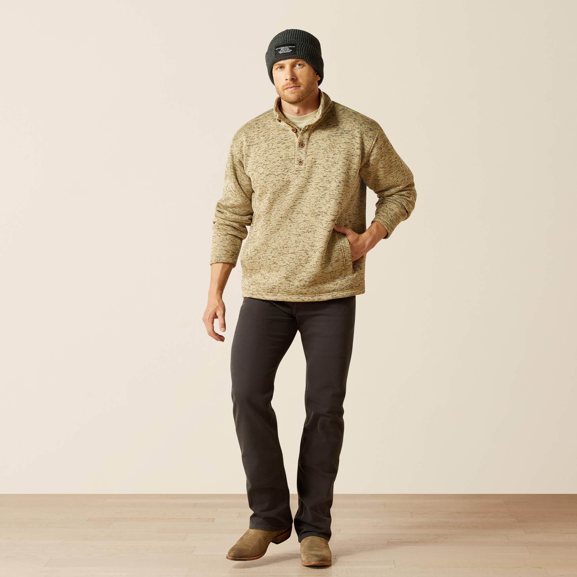 Ariat / Caldwell 1/4 Button Sweater