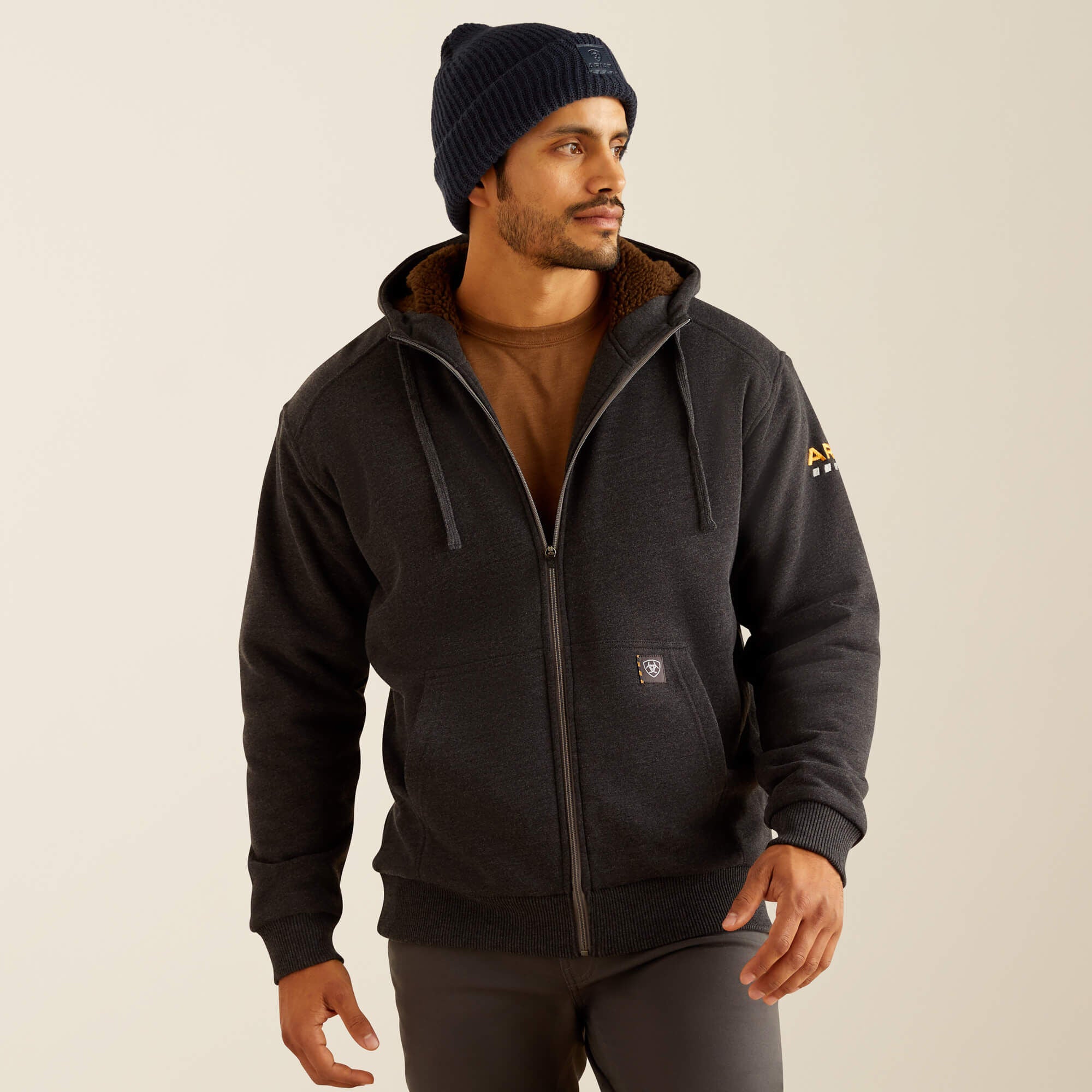 Ariat / Rebar All-Weather Sherpa-Lined Full Zip Hoodie