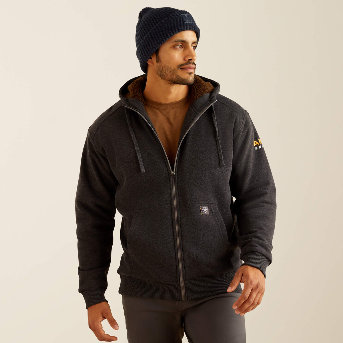 Ariat / Rebar All-Weather Sherpa-Lined Full Zip Hoodie