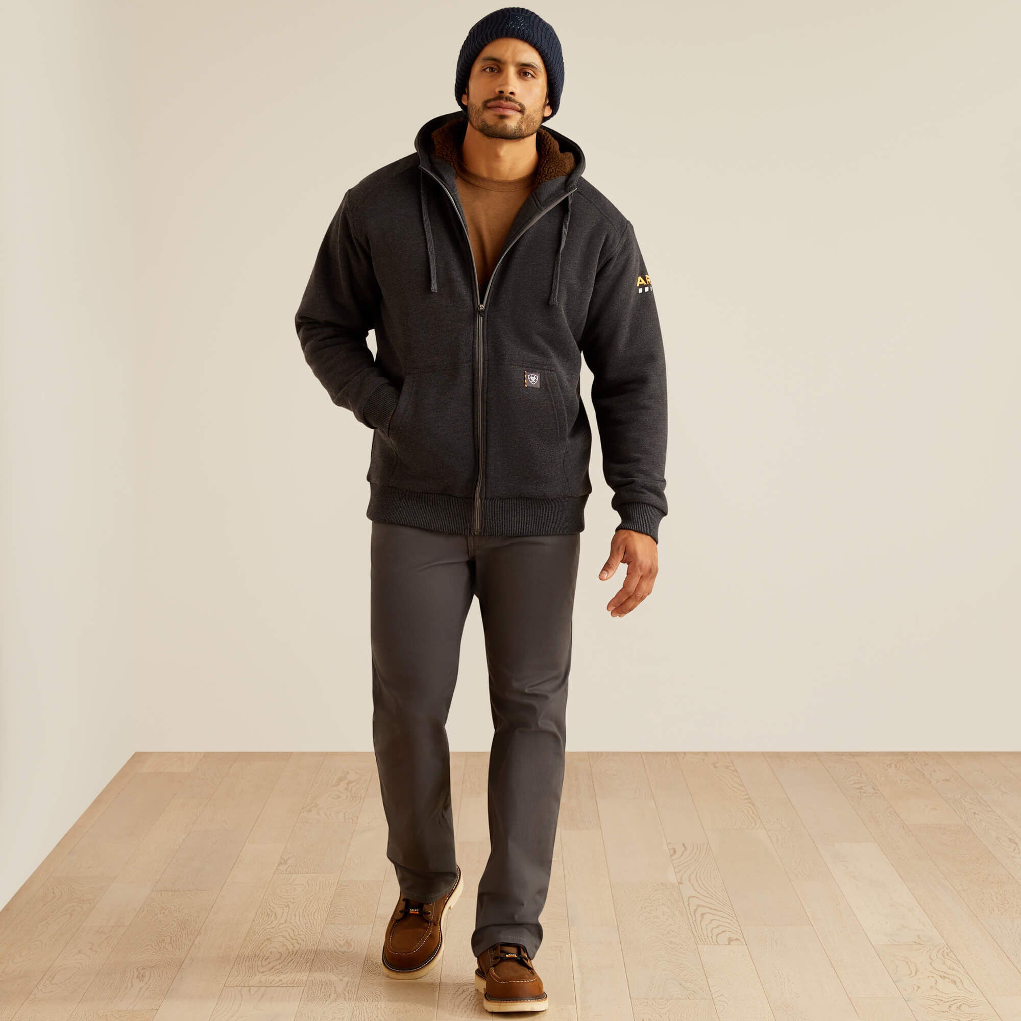 Ariat / Rebar All-Weather Sherpa-Lined Full Zip Hoodie