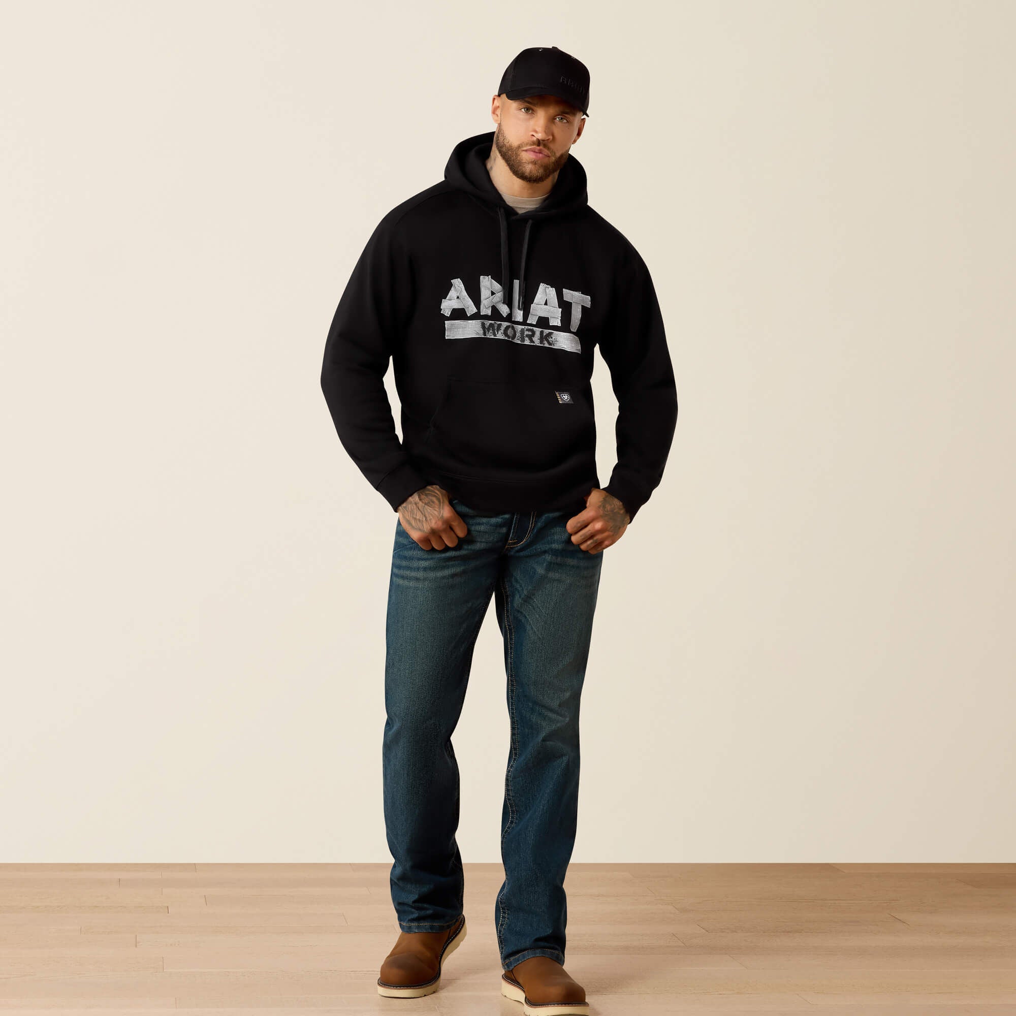 Ariat / Rebar Lightweight Duct Logo Hoodie