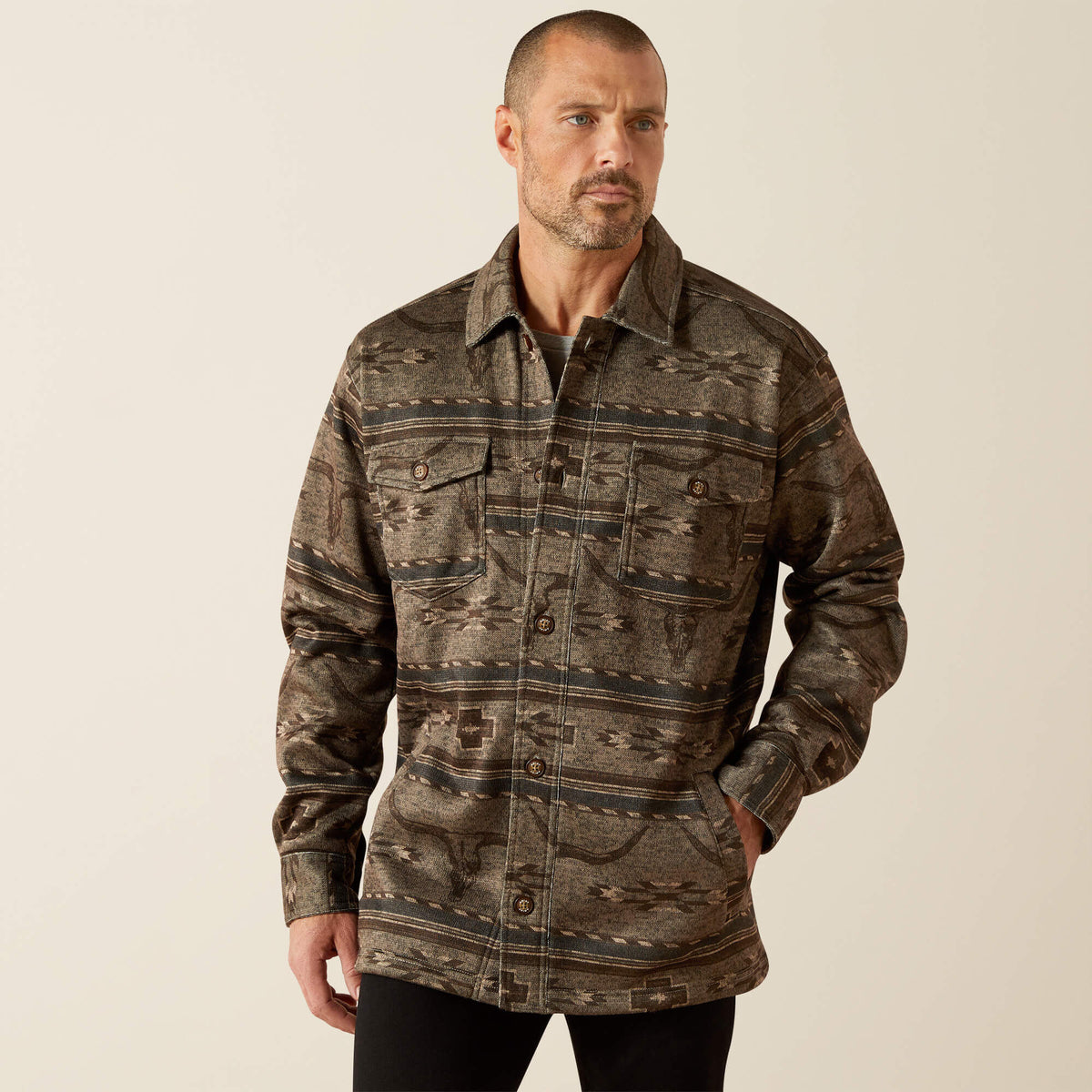 Ariat / Caldwell Printed Shirt Jacket