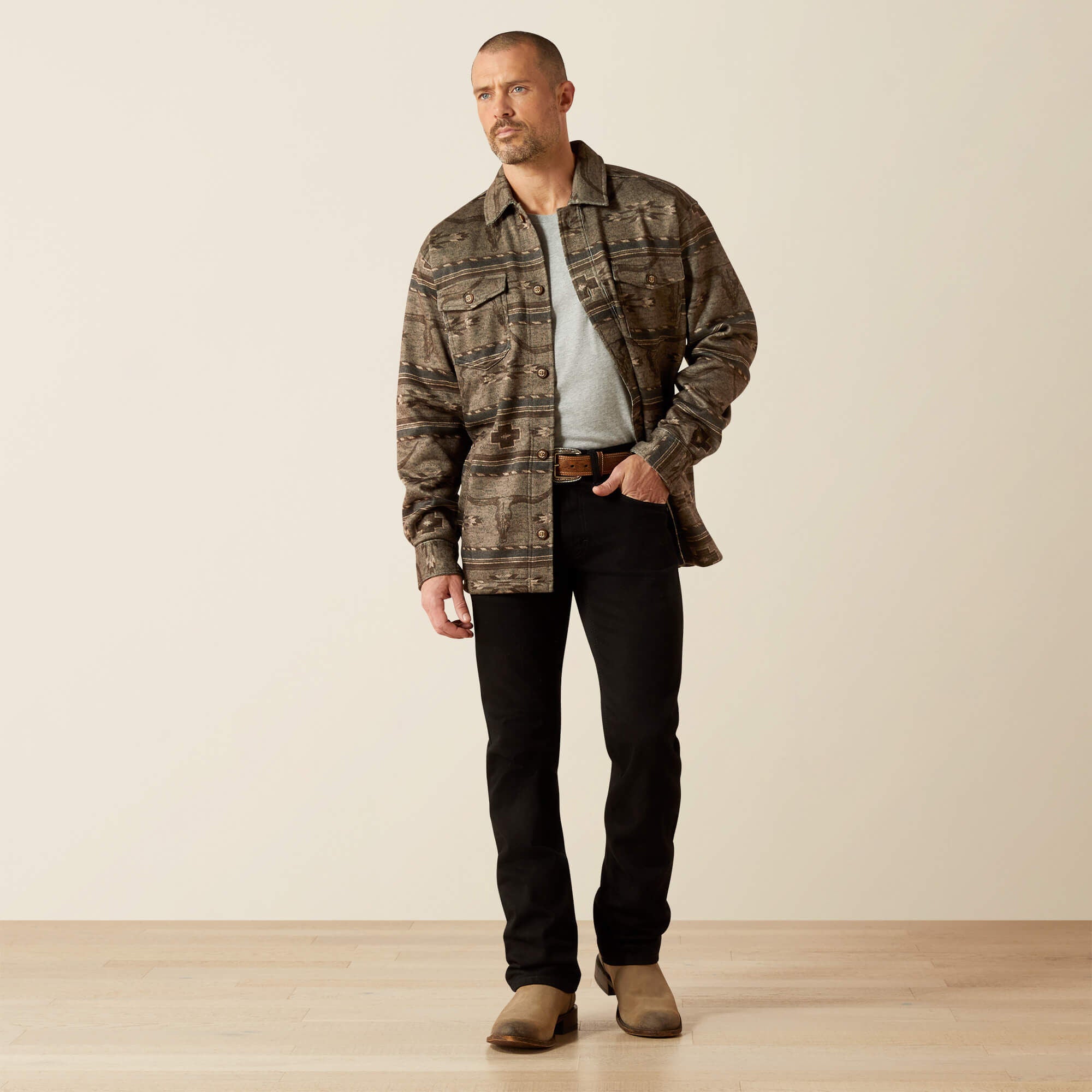 Ariat / Caldwell Printed Shirt Jacket