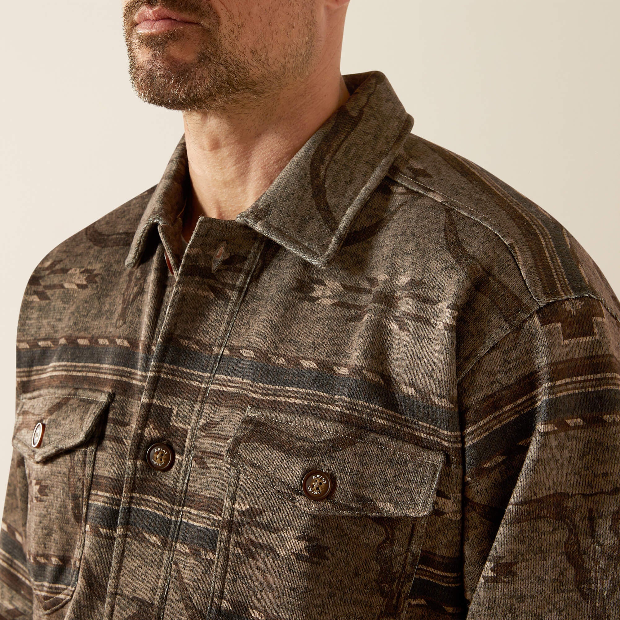Ariat / Caldwell Printed Shirt Jacket