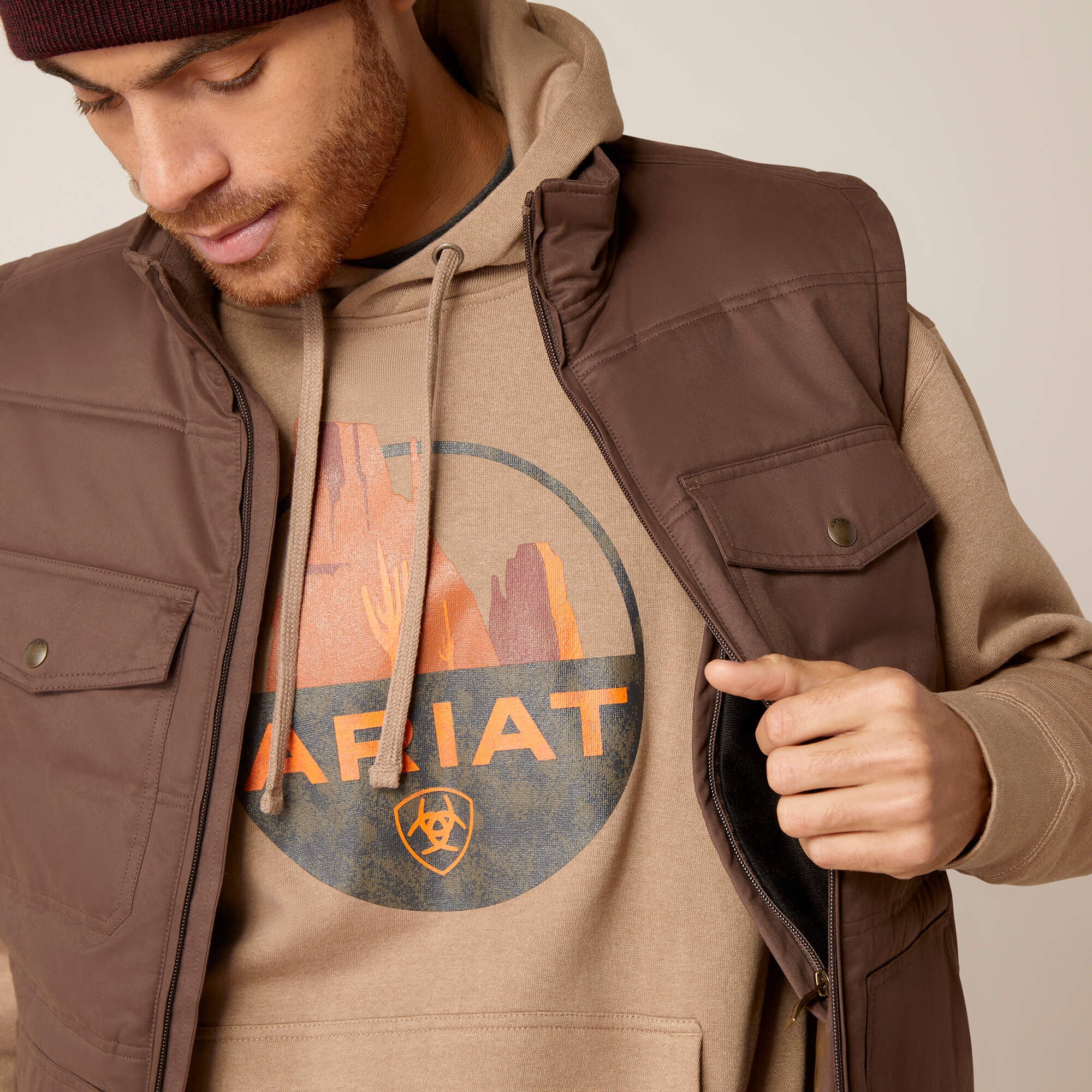 Ariat / Grizzly 2.0 Canvas Conceal and Carry Vest