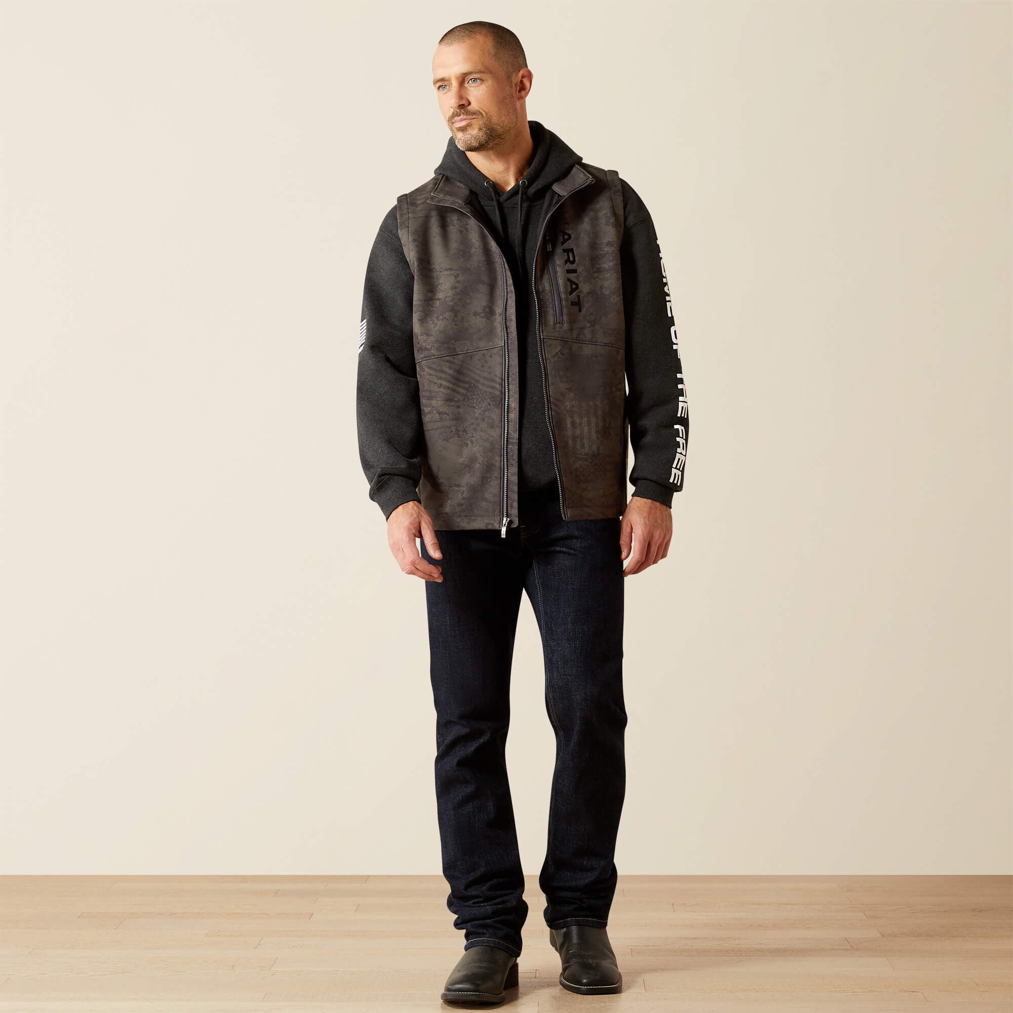 Ariat / Patriot Flag Softshell Vest