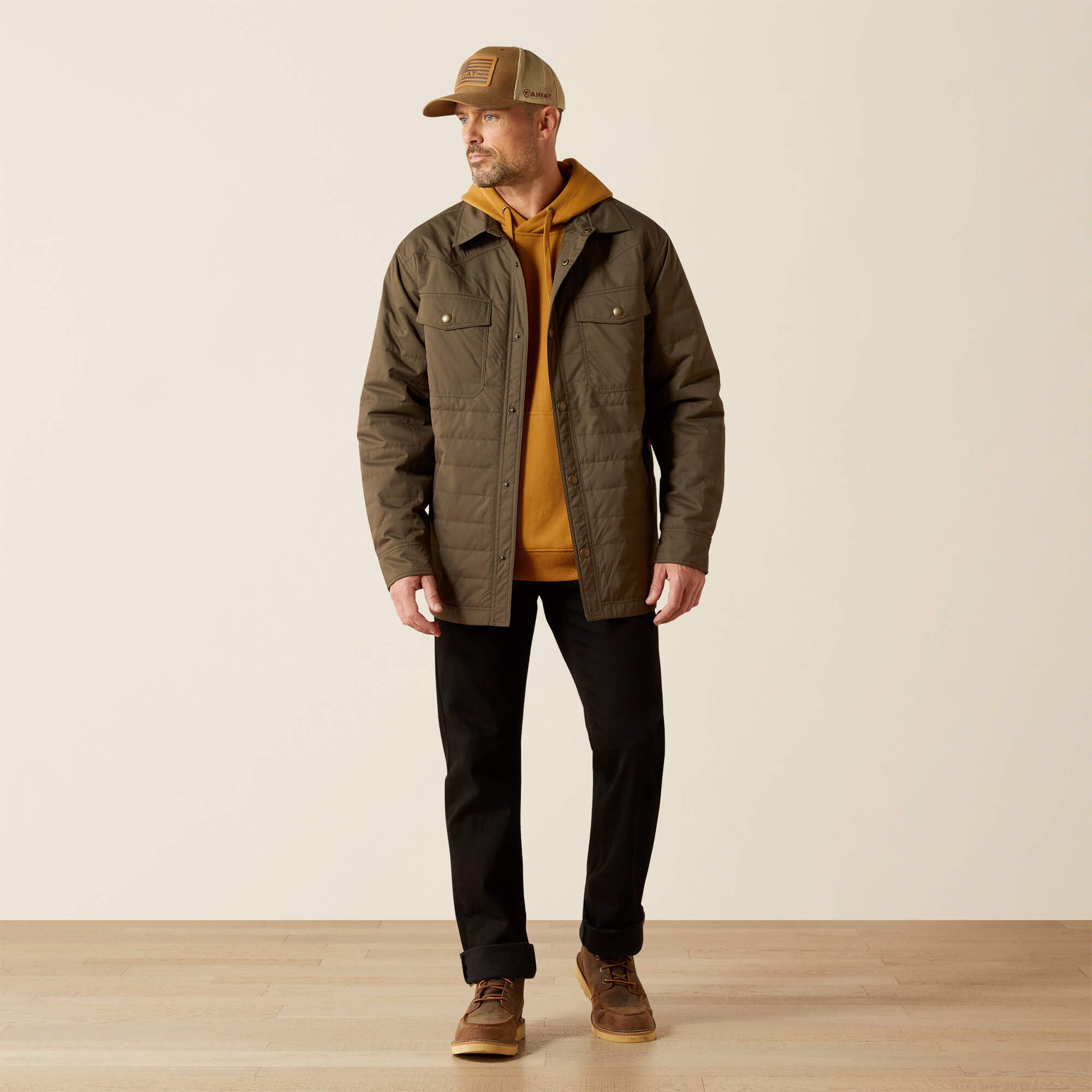 Ariat / Quilted Shirt Jacket