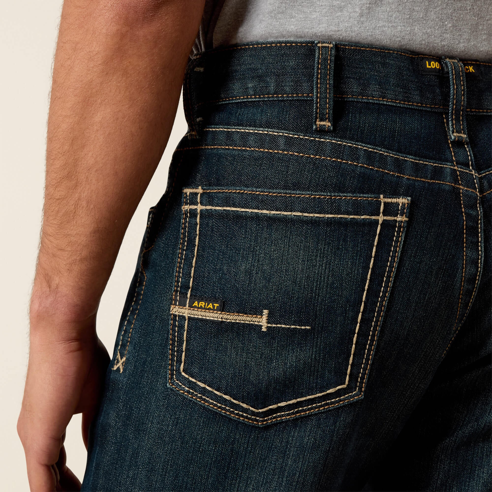 Ariat / Rebar M4 Relaxed DuraStretch Edge Stackable Straight Leg Jean