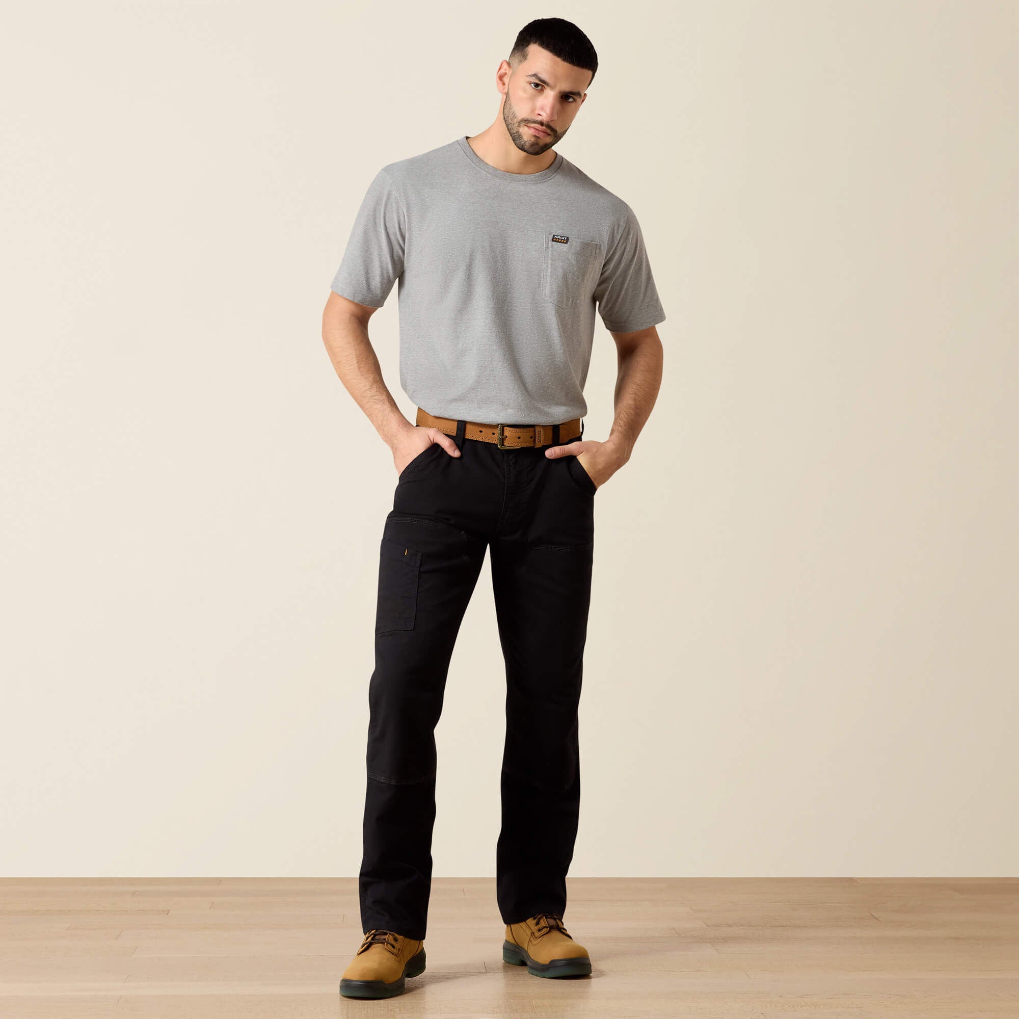 Ariat / Rebar M4 Low Rise DuraStretch Made Tough Double Front Stackable Straight Leg Pant