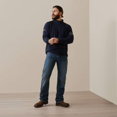 Ariat / FR Combat Stretch Patriot 1/4 Zip Work Shirt