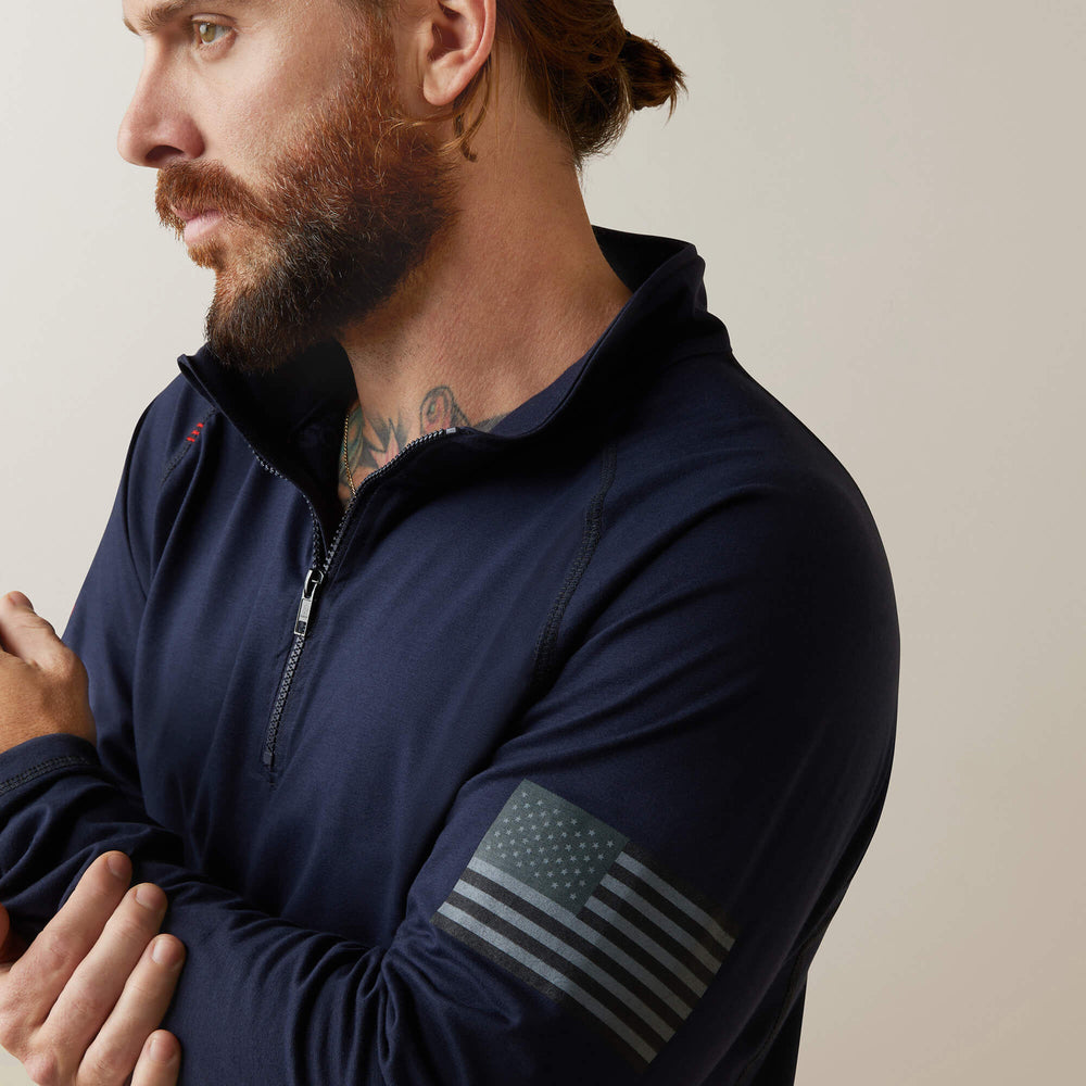 Ariat / FR Combat Stretch Patriot 1/4 Zip Work Shirt