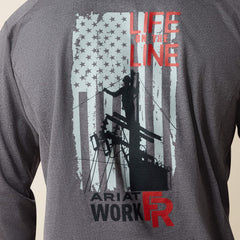 Ariat / FR Air Life on the Line Graphic Top
