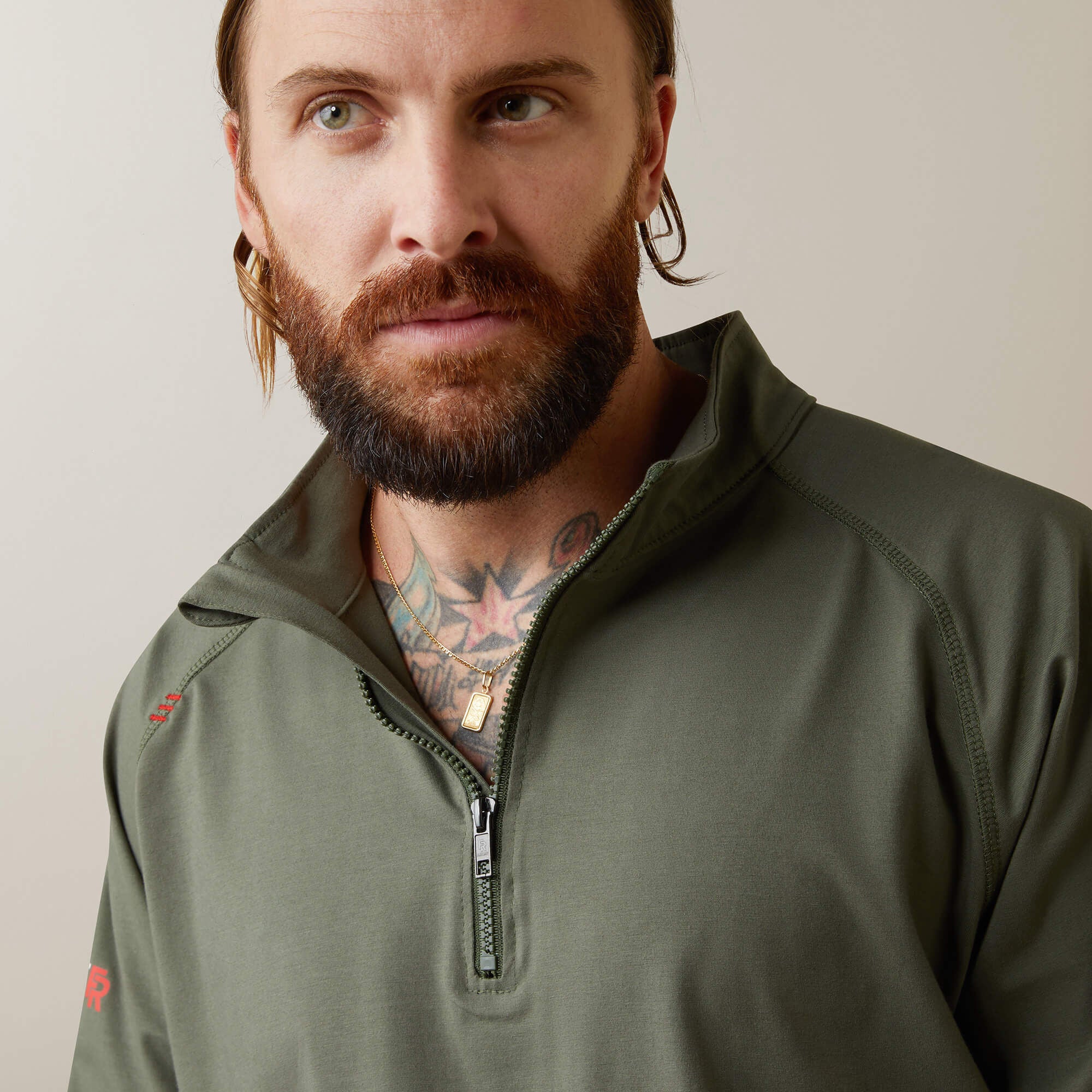 Ariat / FR Combat Stretch Patriot 1/4 Zip Work Shirt