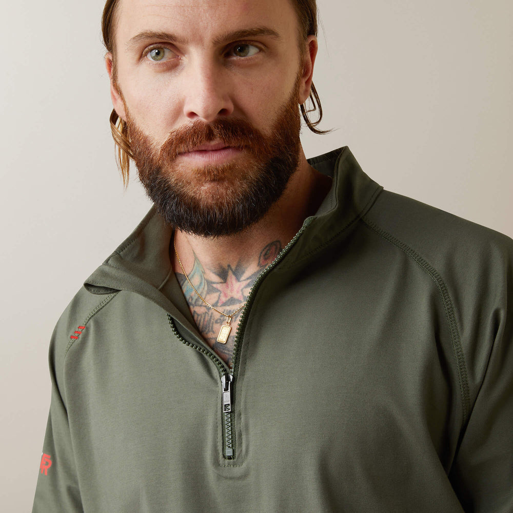 Ariat / FR Combat Stretch Patriot 1/4 Zip Work Shirt