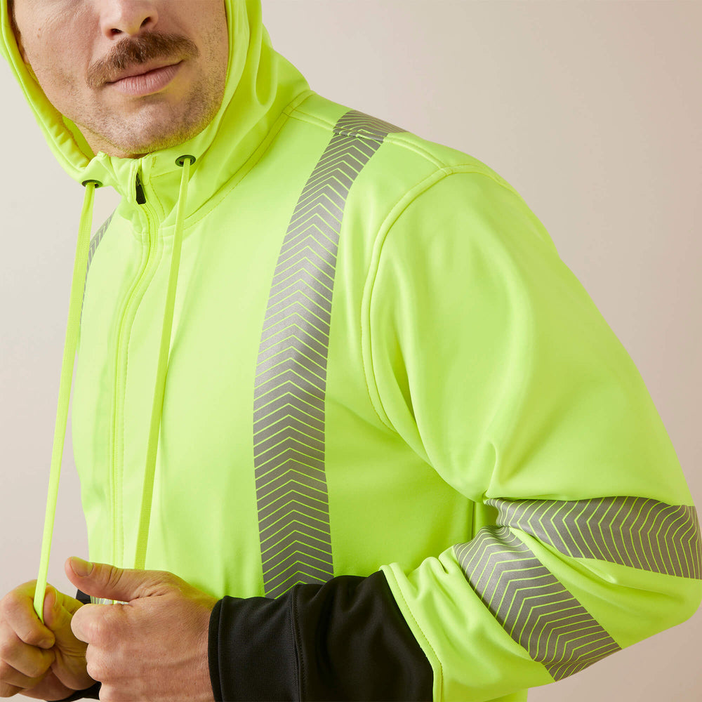 Ariat / Rebar WorkTek Hi-Vis Full Zip Hoodie