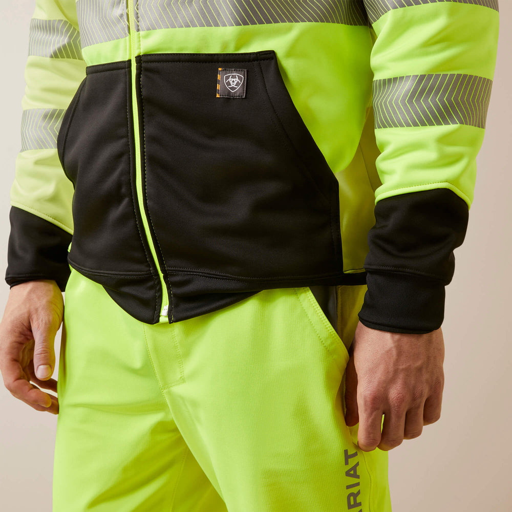 Ariat / Rebar WorkTek Hi-Vis Full Zip Hoodie