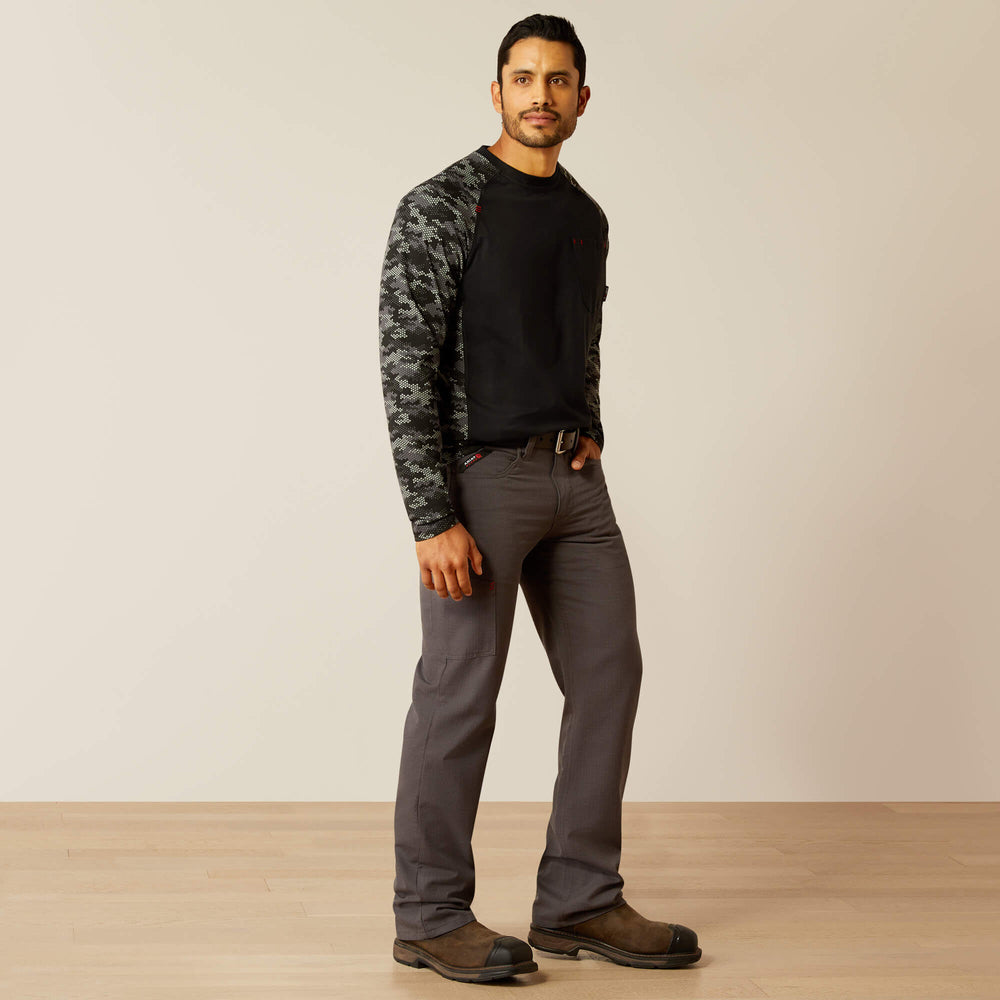 Ariat / FR AC Stretch Camo Baseball T-Shirt