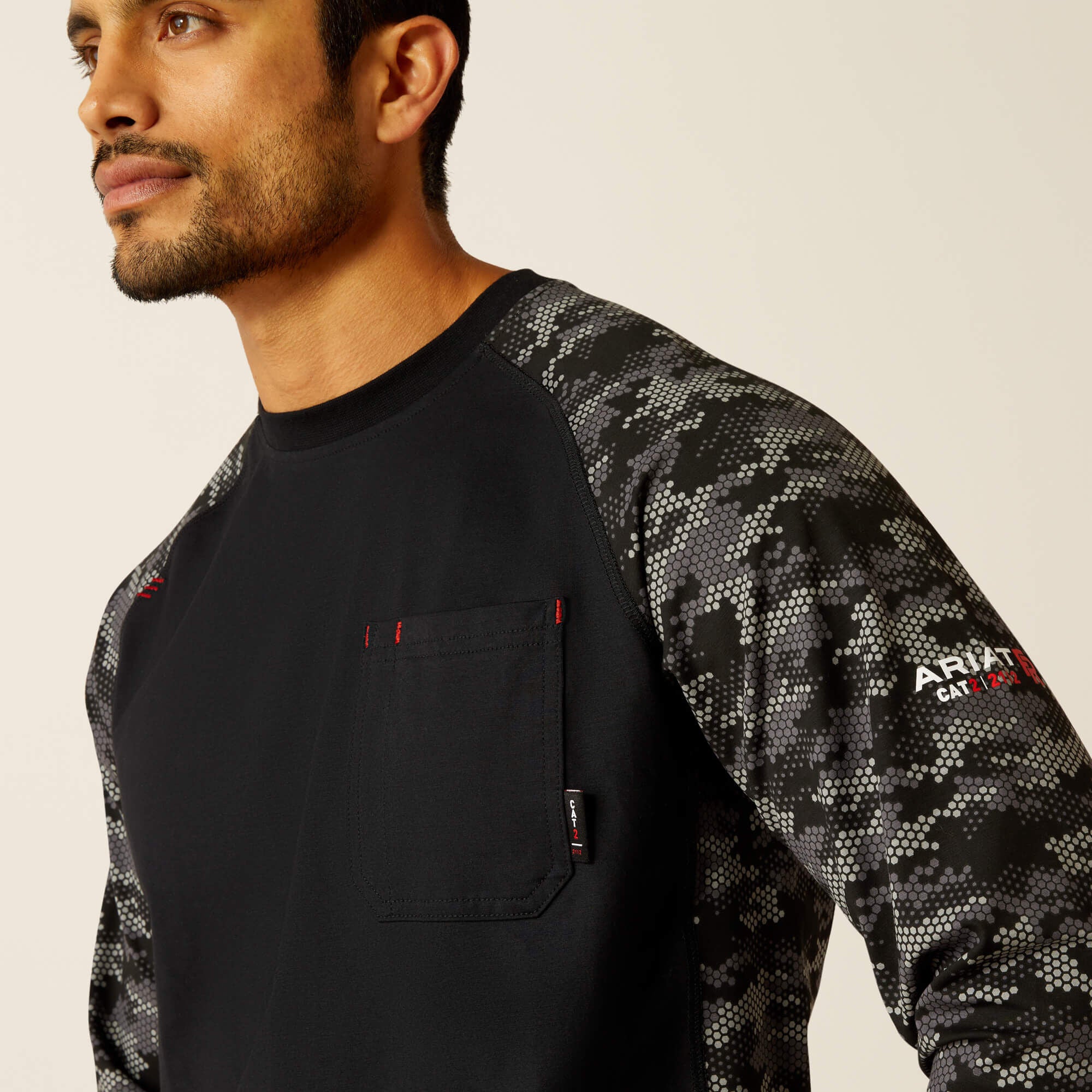 Ariat / FR AC Stretch Camo Baseball T-Shirt