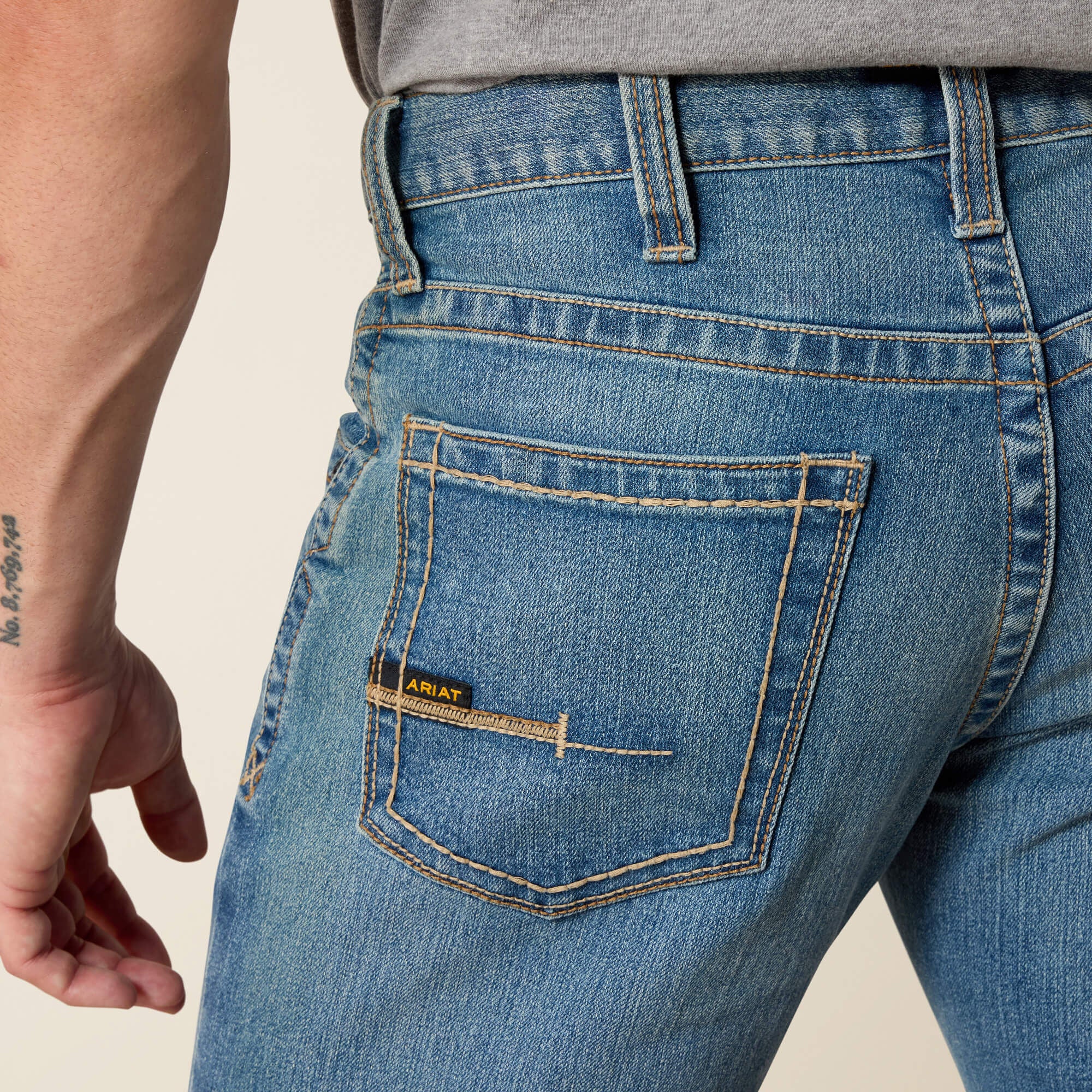 Ariat / Rebar M4 Low Rise DuraStretch Edge Boot Cut Jean