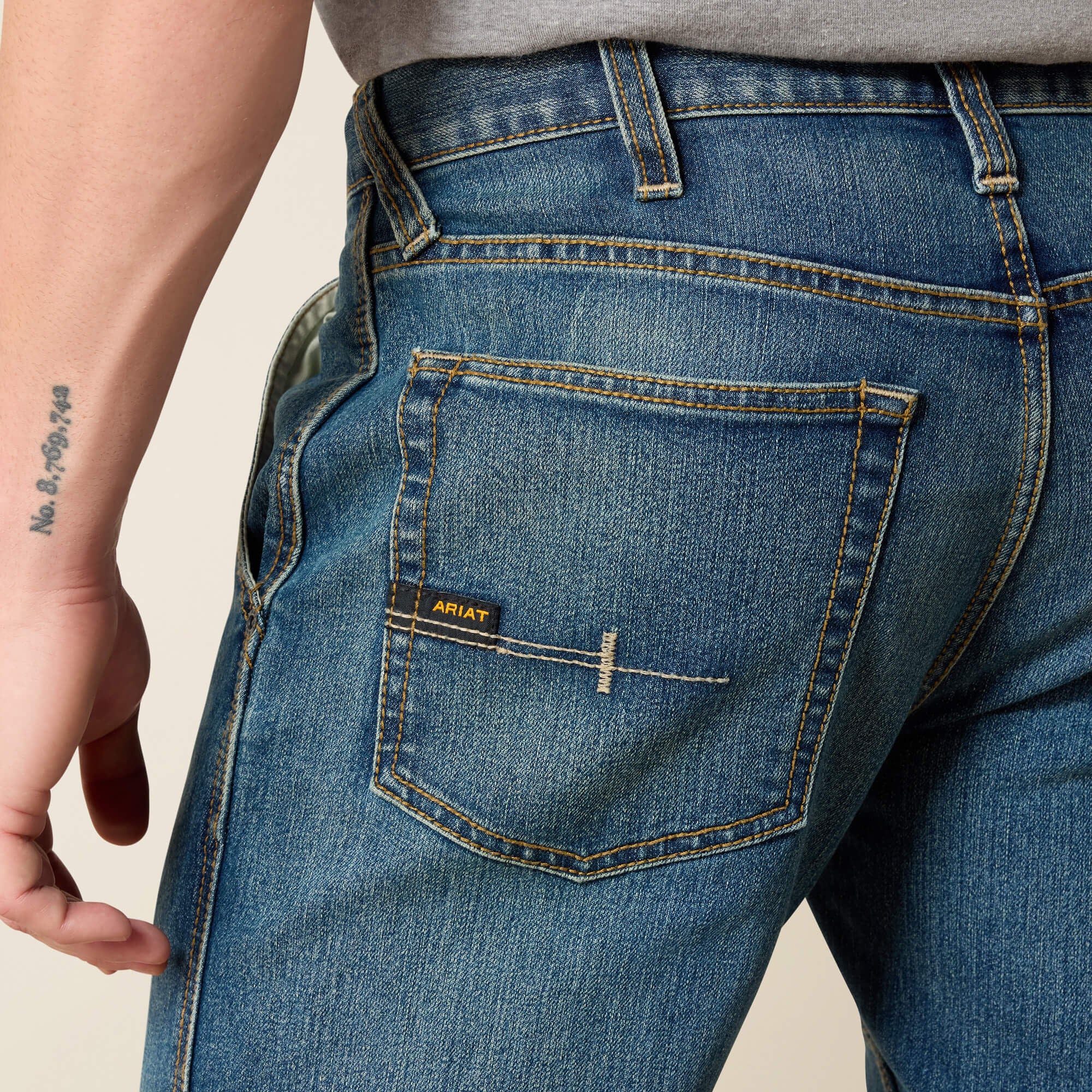 Ariat / Rebar M4 Low Rise DuraStretch Workhorse Boot Cut Jean