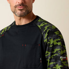 Ariat / FR AC Stretch Camo Baseball T-Shirt