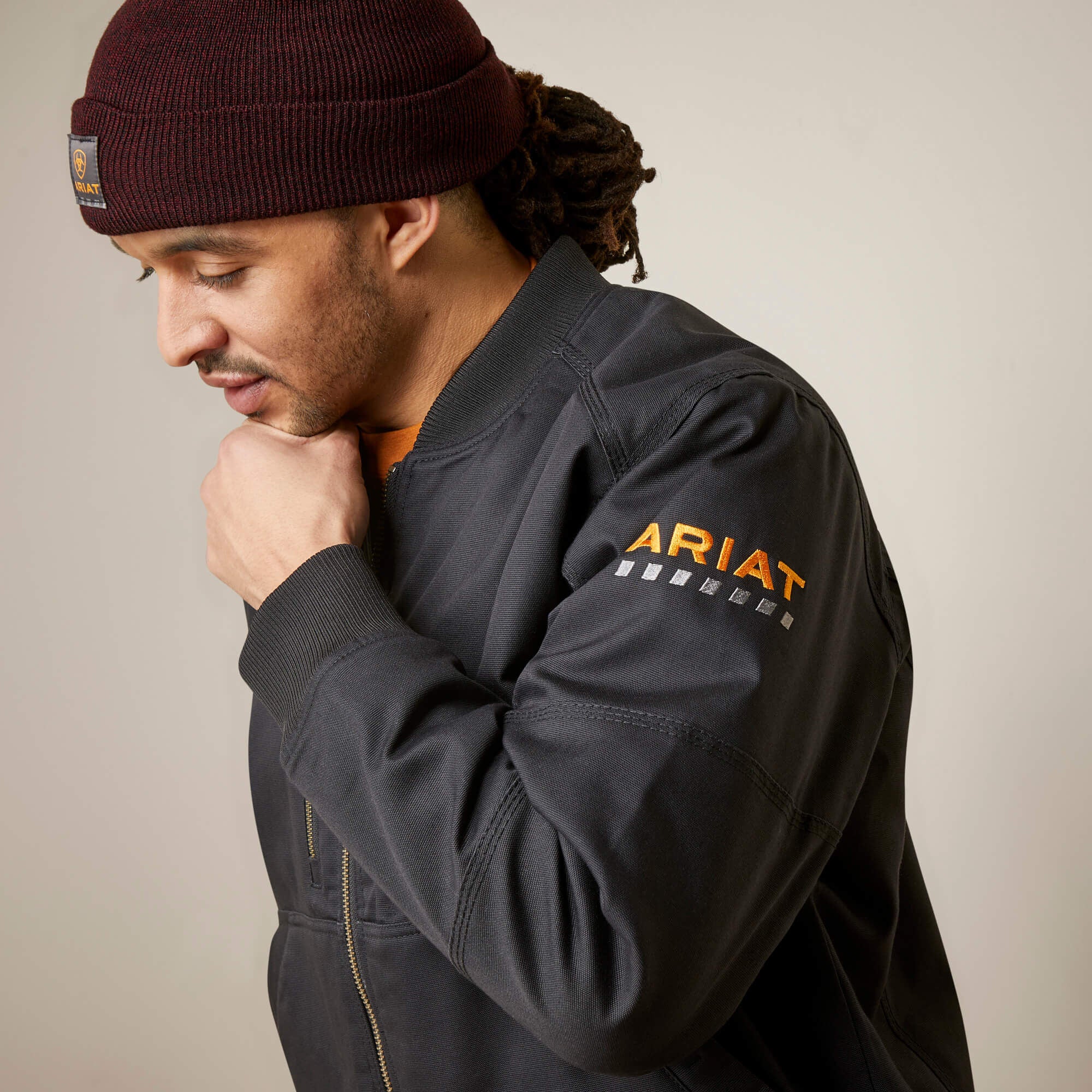 Ariat / Rebar Stretch Canvas Bomber Jacket