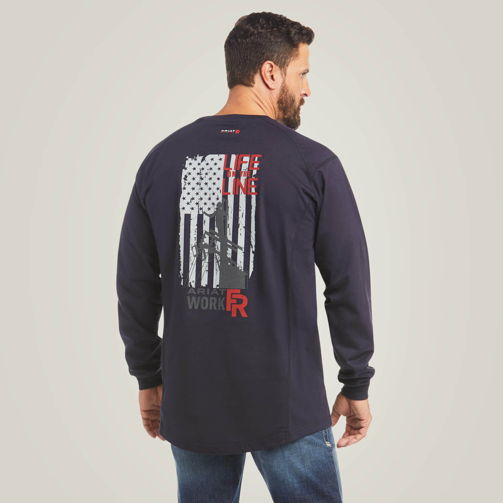 Ariat / FR Air Life on the Line Graphic Top