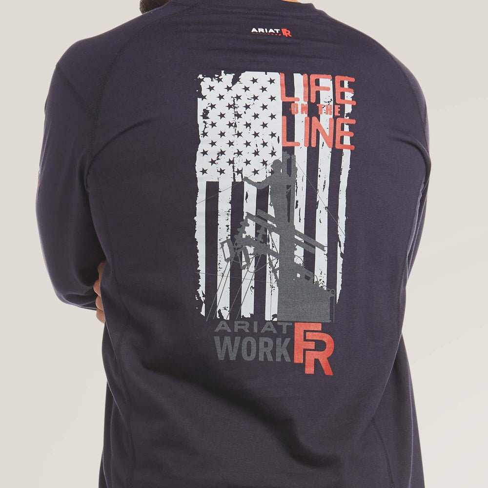 Ariat / FR Air Life on the Line Graphic Top