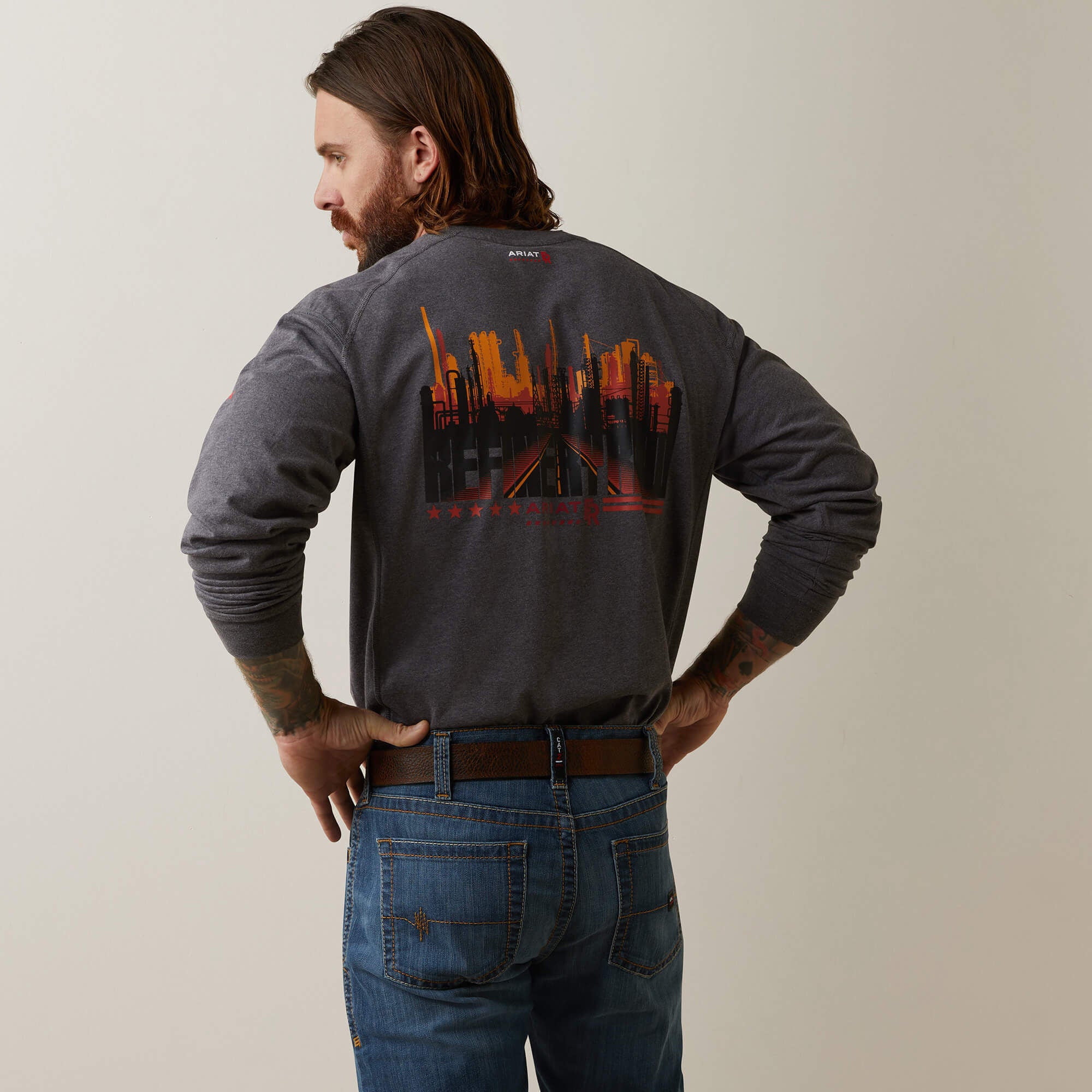 Ariat / FR Air Refinery Row Graphic Henley Top