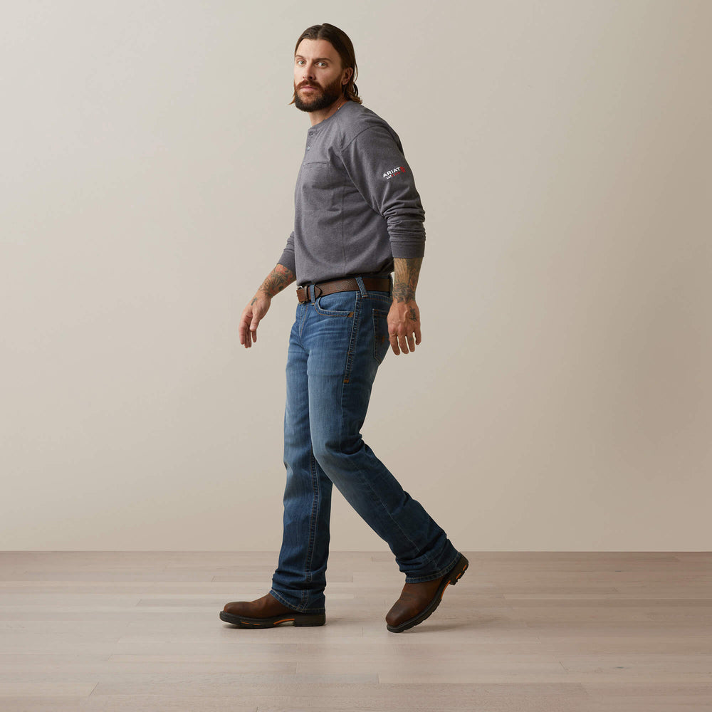 Ariat / FR Air Refinery Row Graphic Henley Top