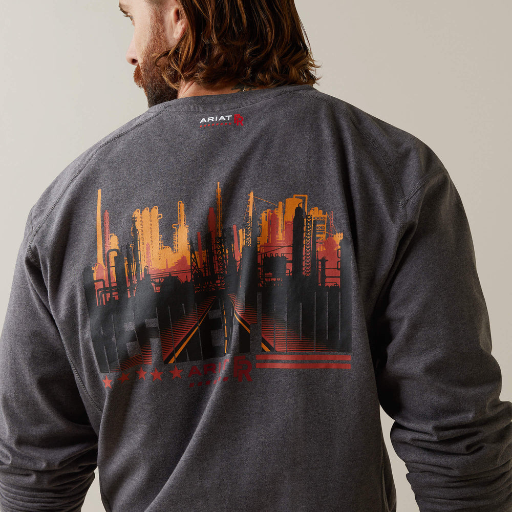 Ariat / FR Air Refinery Row Graphic Henley Top