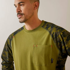 Ariat / FR AC Stretch Camo Baseball T-Shirt