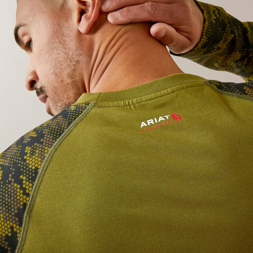 Ariat / FR AC Stretch Camo Baseball T-Shirt