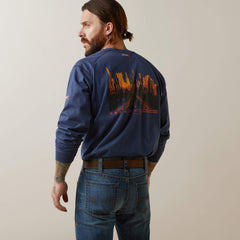 Ariat / FR Air Refinery Row Graphic Henley Top