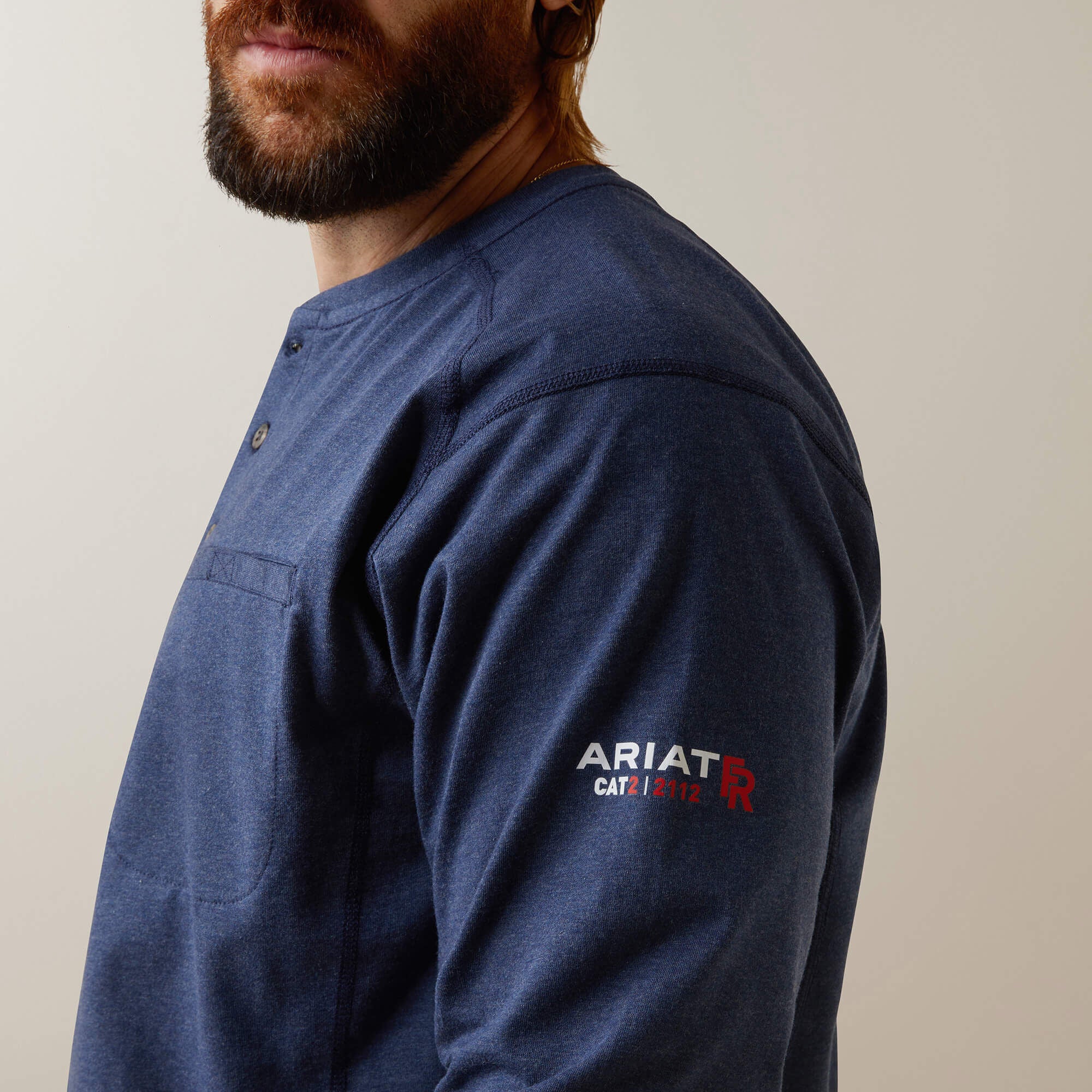 Ariat / FR Air Refinery Row Graphic Henley Top