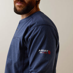 Ariat / FR Air Refinery Row Graphic Henley Top