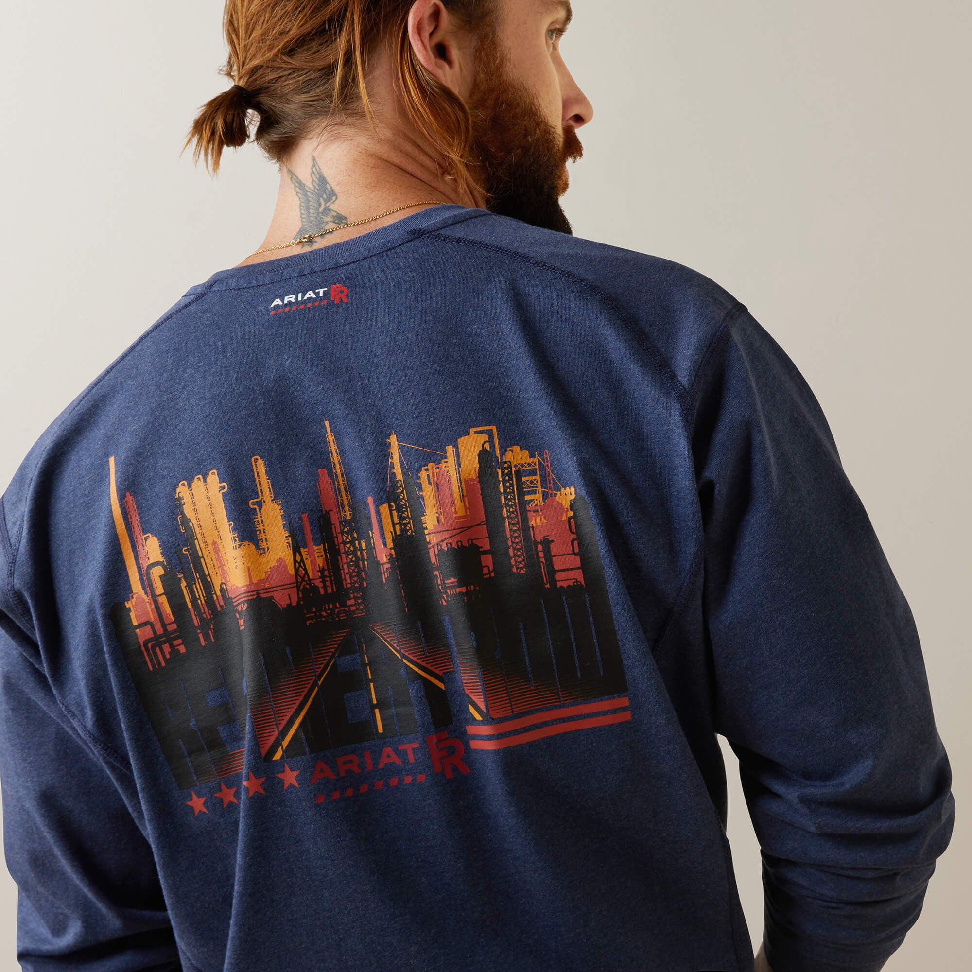 Ariat / FR Air Refinery Row Graphic Henley Top