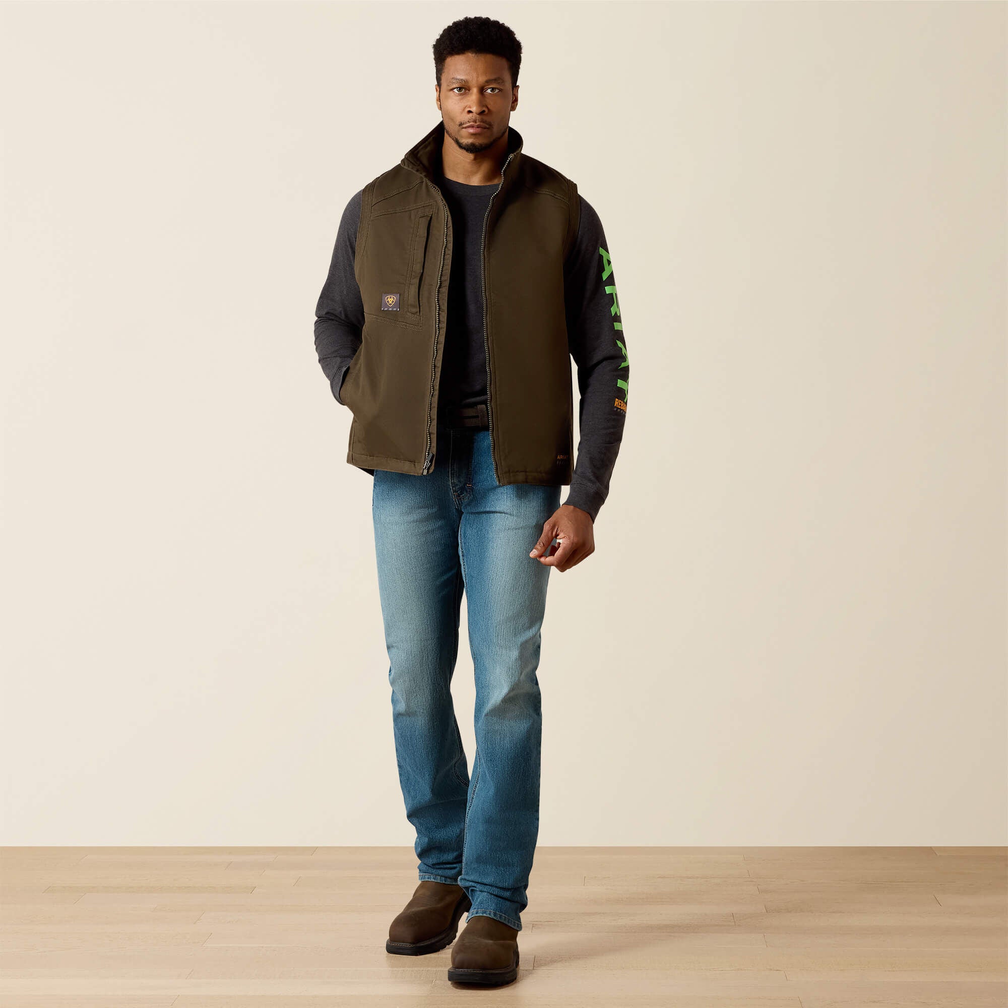 Ariat / Rebar Washed DuraCanvas Insulated Vest