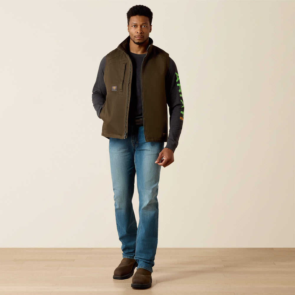 Ariat / Rebar Washed DuraCanvas Insulated Vest