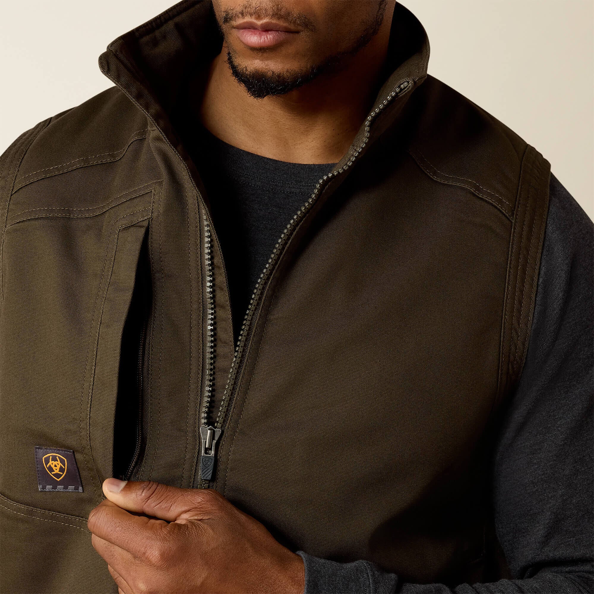 Ariat / Rebar Washed DuraCanvas Insulated Vest