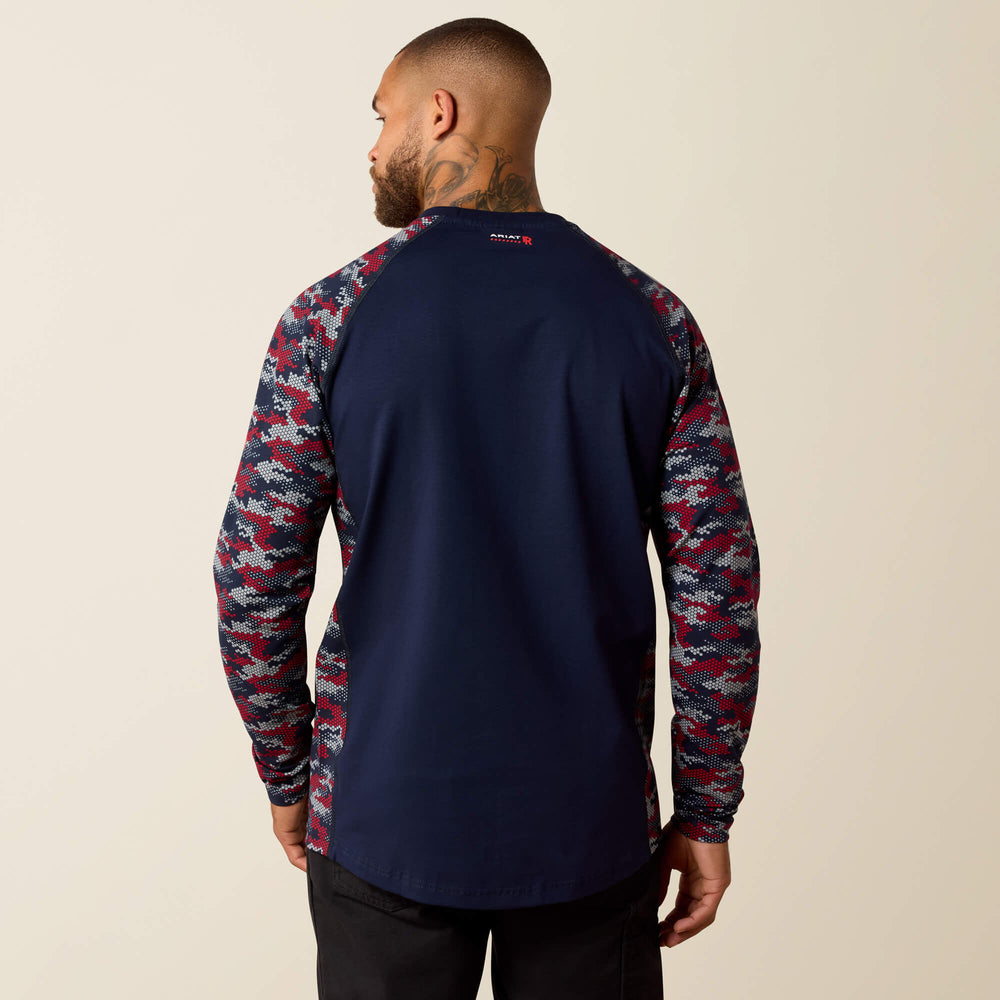 Ariat / FR AC Stretch Camo Baseball T-Shirt